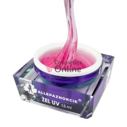 Gel UV de constructie Perfect French Transparent Pink Allepaznokcie 15 ml